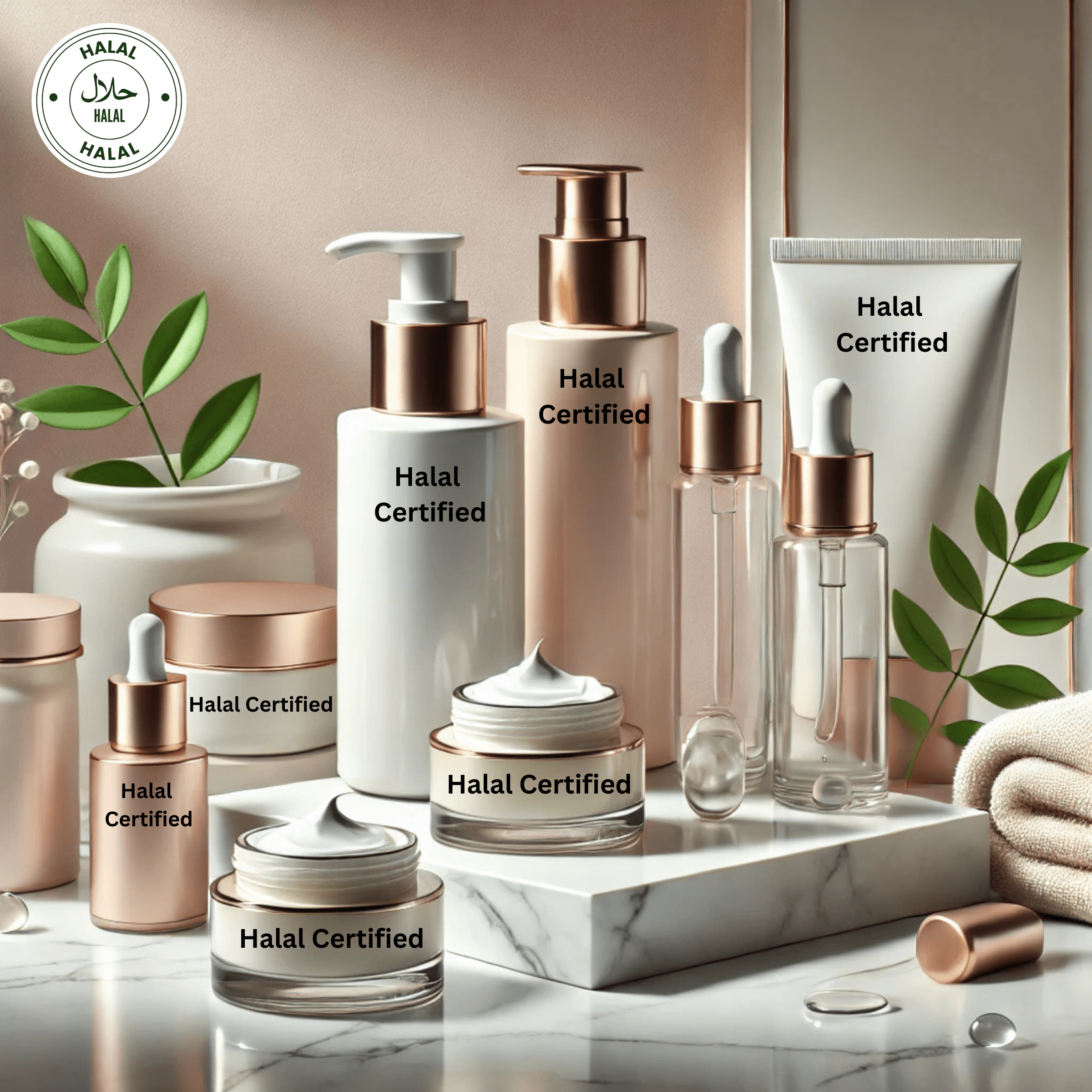 Halal Skincare products